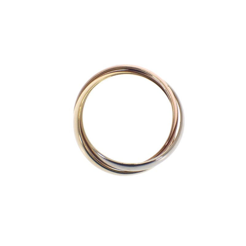 カルティエ CARTIER トリニティ 10号 リング K18イエローゴールド K18ピンクゴールド K18ホワイトゴールド #50 レディース【中古】【Aランク】