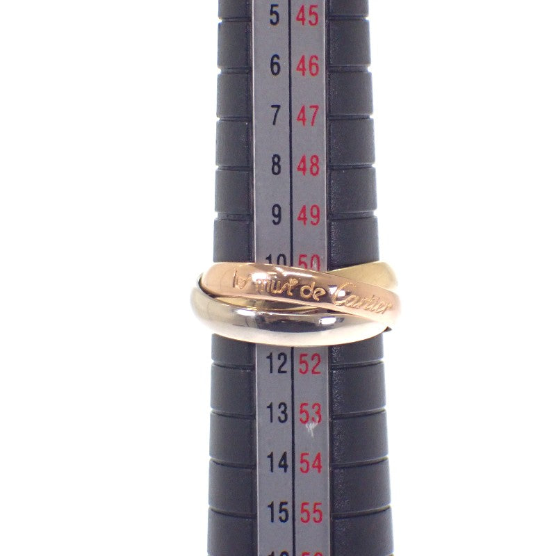 カルティエ CARTIER トリニティ 10号 リング K18イエローゴールド K18ピンクゴールド K18ホワイトゴールド #50 レディース【中古】【Aランク】