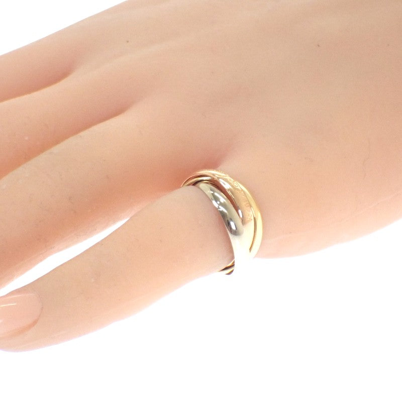 カルティエ CARTIER トリニティ 10号 リング K18イエローゴールド K18ピンクゴールド K18ホワイトゴールド #50 レディース【中古】【Aランク】