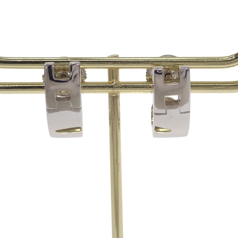 エルメス HERMES ヘラクレス ピアス K18ホワイトゴールド レディース