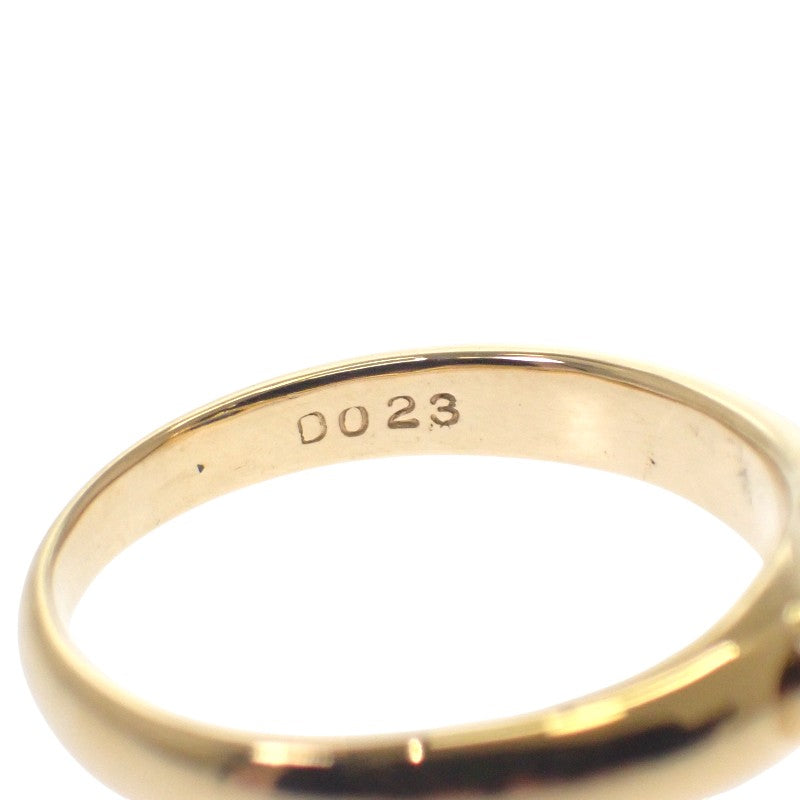 デザインジュエリー 13号 リング K18イエローゴールド サファイア ダイヤモンド レディース【中古】【Aランク】