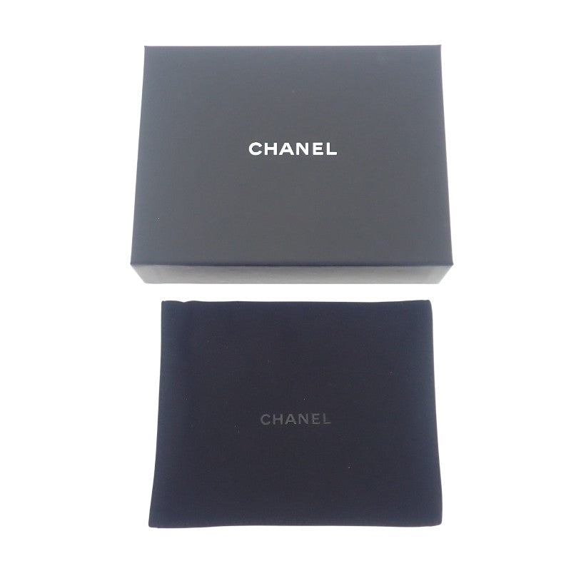 香奈兒 CHANEL 經典拉鍊款 AP3179 卡包 魚子醬皮革 波爾多酒紅色 金色五金 女士【中古】【SA級】