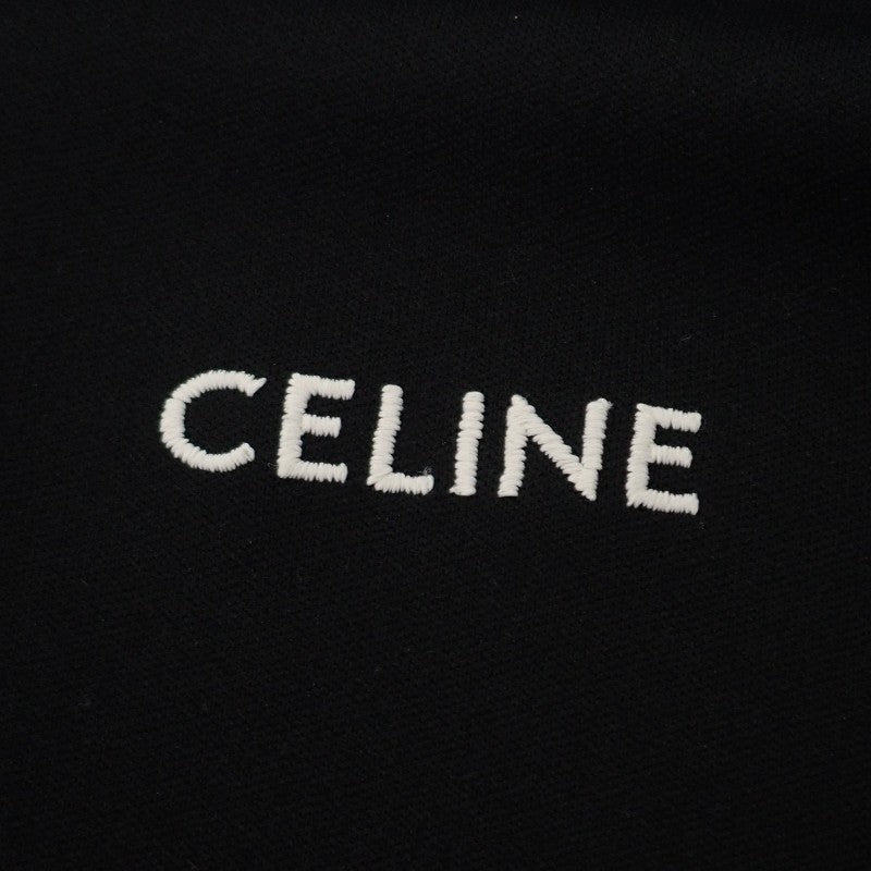 セリーヌ CELINE ダブルフェイスジャージー トラックスーツ S 2Y567121O.38AW ナイロンジャケット ポリエステル ブラック メンズ【中古】【Aランク】