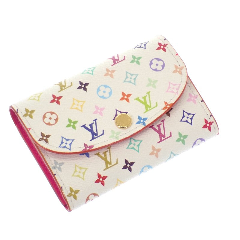 ルイヴィトン LOUIS VUITTON LV × TM ポルトモネロザリ M13399 コインケース モノグラムマルチカラーキャンバス ゴールド金具 レディース【中古】【Aランク】