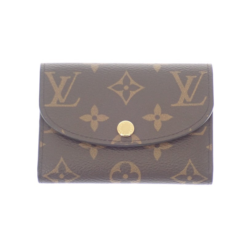ルイヴィトン LOUIS VUITTON ポルトモネロザリ M62361 コインケース モノグラムキャンバス ピンク ローズバレリーヌ ゴールド金具 レディース【中古】【Aランク】