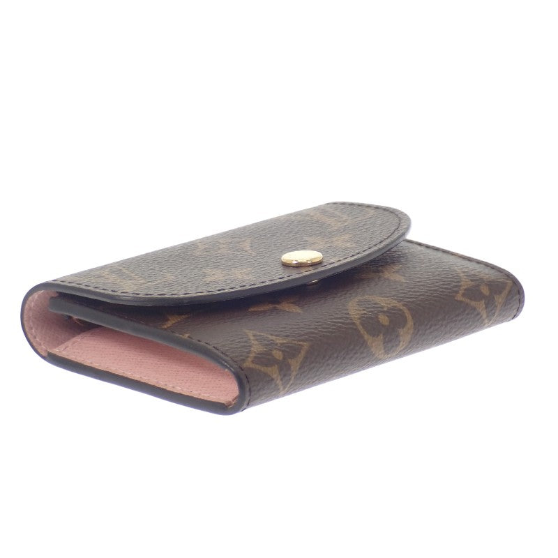 ルイヴィトン LOUIS VUITTON ポルトモネロザリ M62361 コインケース モノグラムキャンバス ピンク ローズバレリーヌ ゴールド金具 レディース【中古】【Aランク】