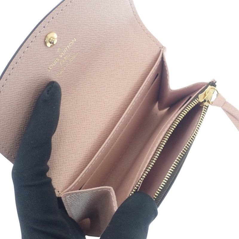 ルイヴィトン LOUIS VUITTON ポルトモネロザリ M62361 コインケース モノグラムキャンバス ピンク ローズバレリーヌ ゴールド金具 レディース【中古】【Aランク】