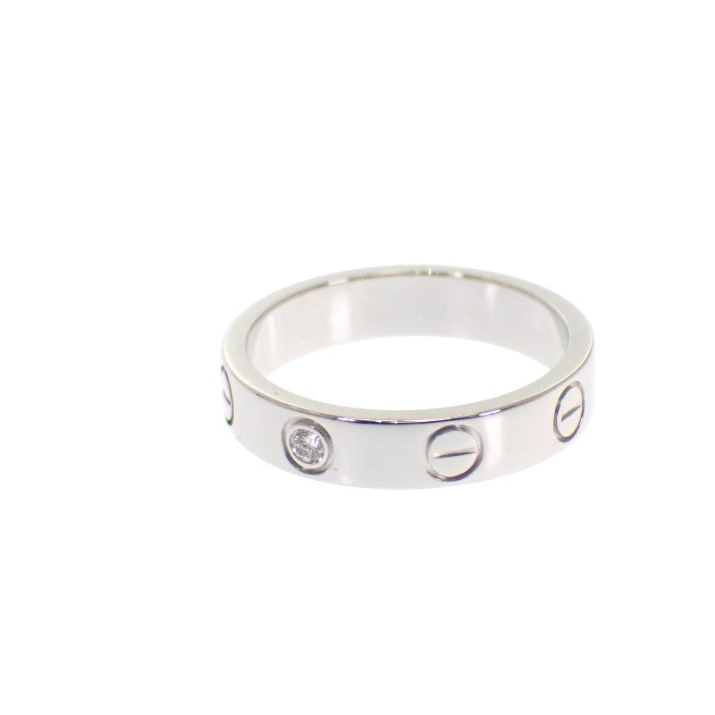 【商談中/対象者以外注文不可】カルティエ CARTIER ミニラブ 7号 B4050547 リング K18ホワイトゴールド ダイヤモンド レディース【中古】【Aランク】
