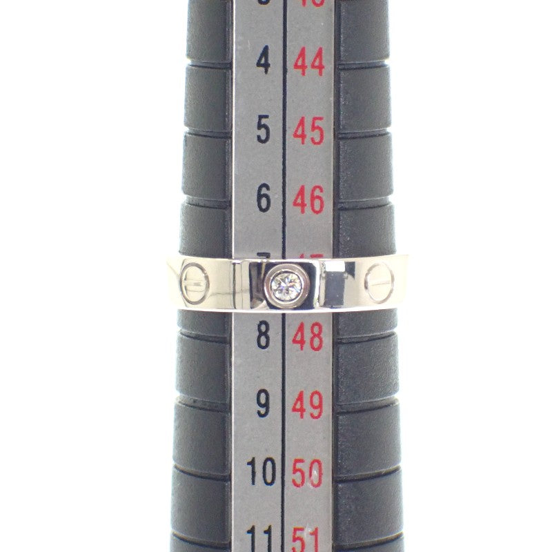 【商談中/対象者以外注文不可】カルティエ CARTIER ミニラブ 7号 B4050547 リング K18ホワイトゴールド ダイヤモンド レディース【中古】【Aランク】
