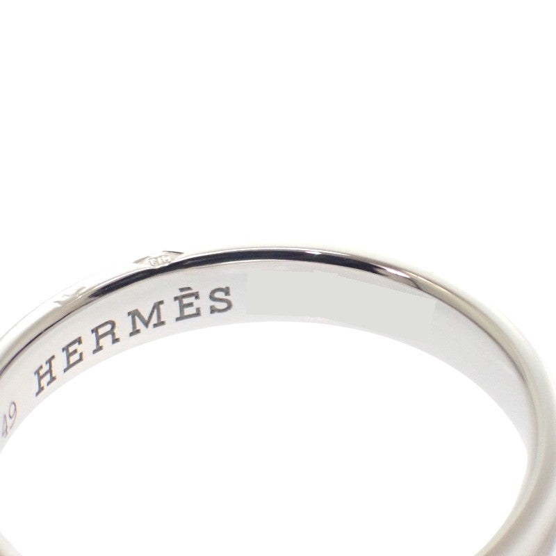 愛馬仕 HERMES Envol 9號 戒指 K18白金 #49 女款【中古】【A級】