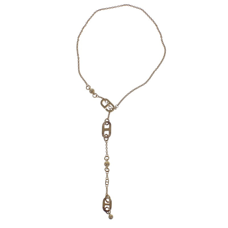 エルメス HERMES シュルメールPM ネックレス メタル バッファローホーン ゴールド レディース【中古】【Aランク】