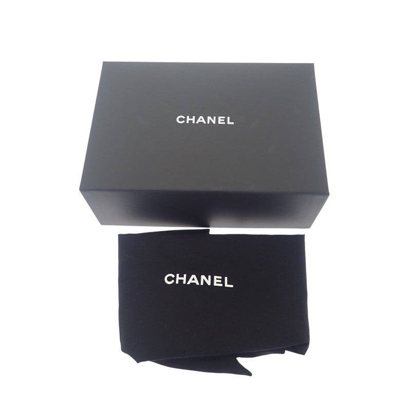 シャネル CHANEL トップハンドル ロング ヴァニティケース 2WAYバッグ ハンドバッグ ショルダーバッグ ラムスキン ブラック ゴールド金具 レディース【中古】【ABランク】