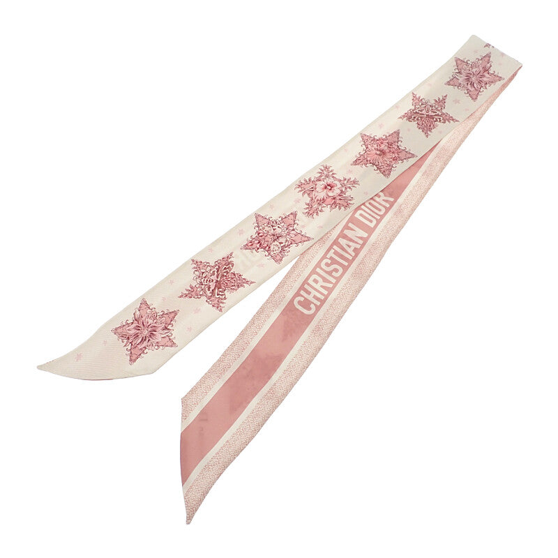 ディオール Dior Dior Star ミッツァ 55LKY106I610_C406 スカーフ シルク ピンク レディース【中古】【Aランク】