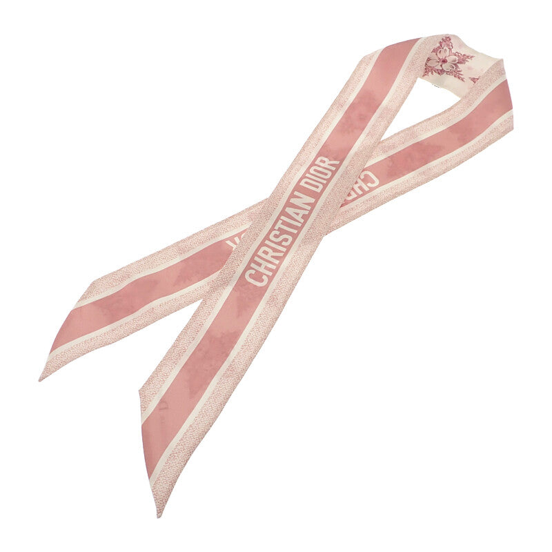 ディオール Dior Dior Star ミッツァ 55LKY106I610_C406 スカーフ シルク ピンク レディース【中古】【Aランク】