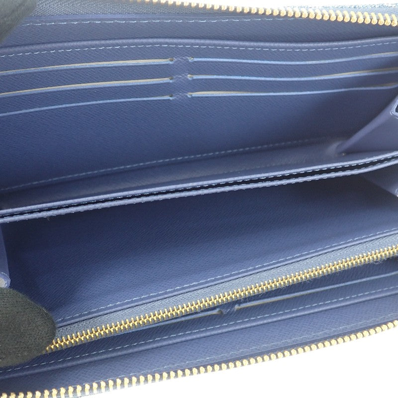 ルイヴィトン LOUIS VUITTON LV × TM ジッピー ウォレット M23161 長財布 モノグラムデニム ブルー ゴールド金具 レディース メンズ【中古】【Aランク】