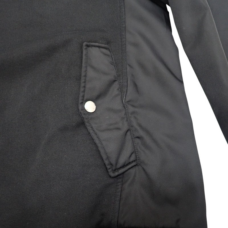 モンクレール MONCLER シャツ L H10918G00039_809KR スウェット コットン ナイロン ブラック メンズ【中古】【ABランク】