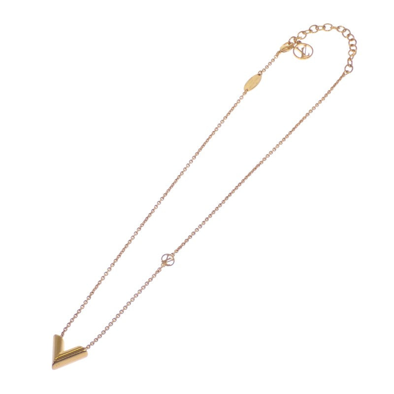 ルイヴィトン LOUIS VUITTON エセンシャルV M00857 ネックレス メタル ゴールド レディース【中古】【ABランク】