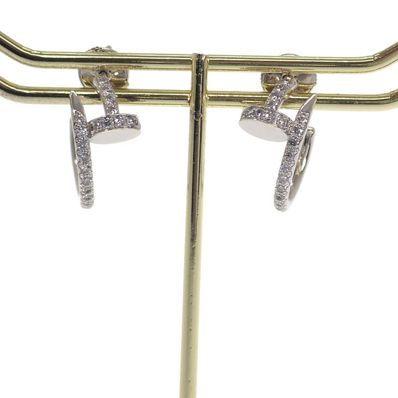 カルティエ CARTIER ジュスト アン クル フープ スモール パヴェ
