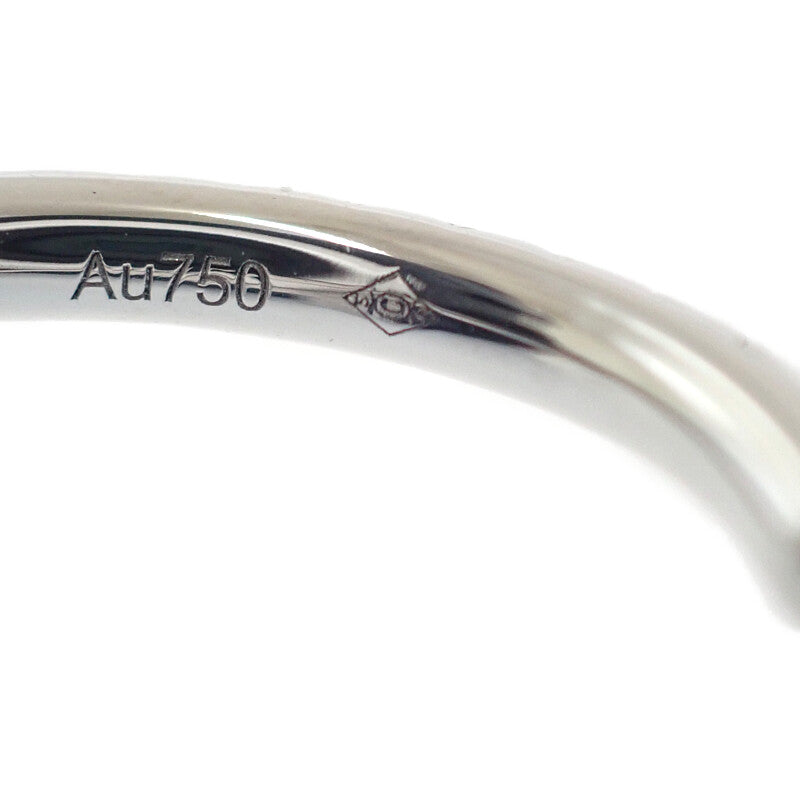 カルティエ CARTIER ジュスト アン クル フープ スモール パヴェ B8301431 ピアス K18ホワイトゴールド ダイヤモンド レディース【中古】【Aランク】