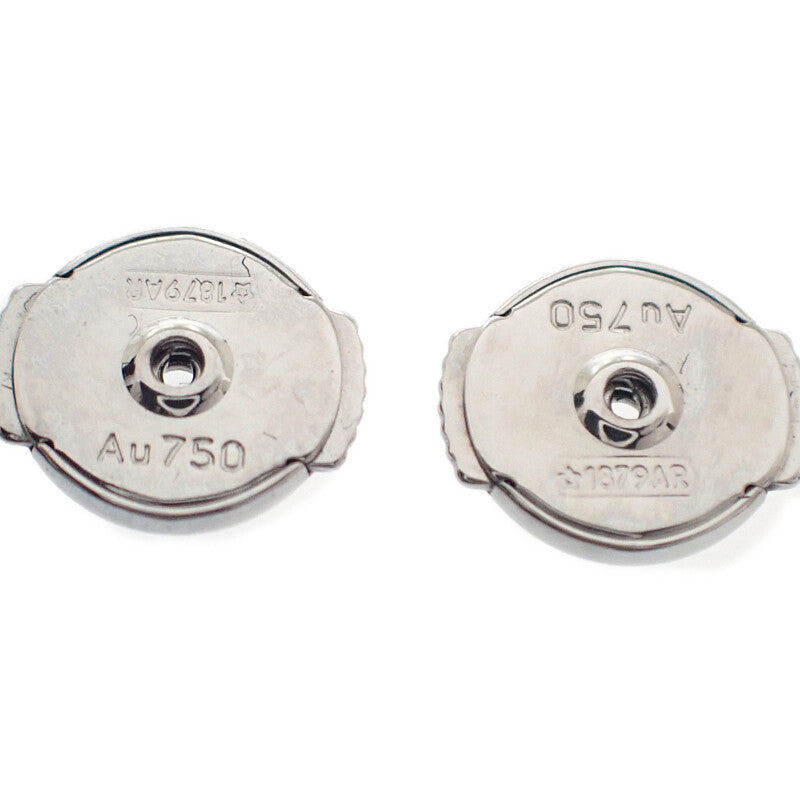 カルティエ CARTIER ジュスト アン クル フープ スモール パヴェ B8301431 ピアス K18ホワイトゴールド ダイヤモンド レディース【中古】【Aランク】