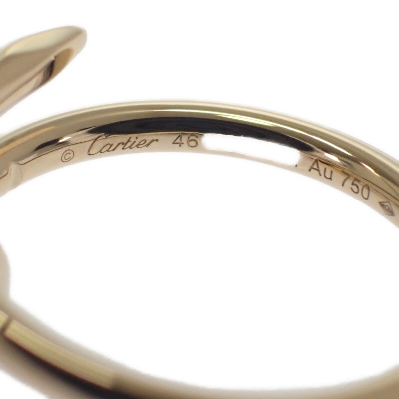 カルティエ CARTIER ジュストアンクル スモール 6号 B4225946 リング K18イエローゴールド #46 レディース【中古】【Aランク】