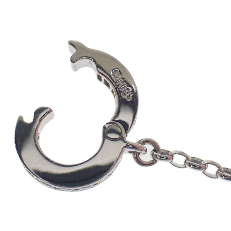 ミキモト MIKIMOTO ステーションネックレス ネックレス アコヤ真珠 K18ホワイトゴールド ダイヤモンド レディース【中古】【Aランク】