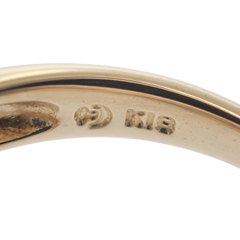 タサキ TASAKI フラワーモチーフ 小花 11号 リング K18イエローゴールド ルビー ゴールド ダイヤモンド レディース【中古】【Aランク】