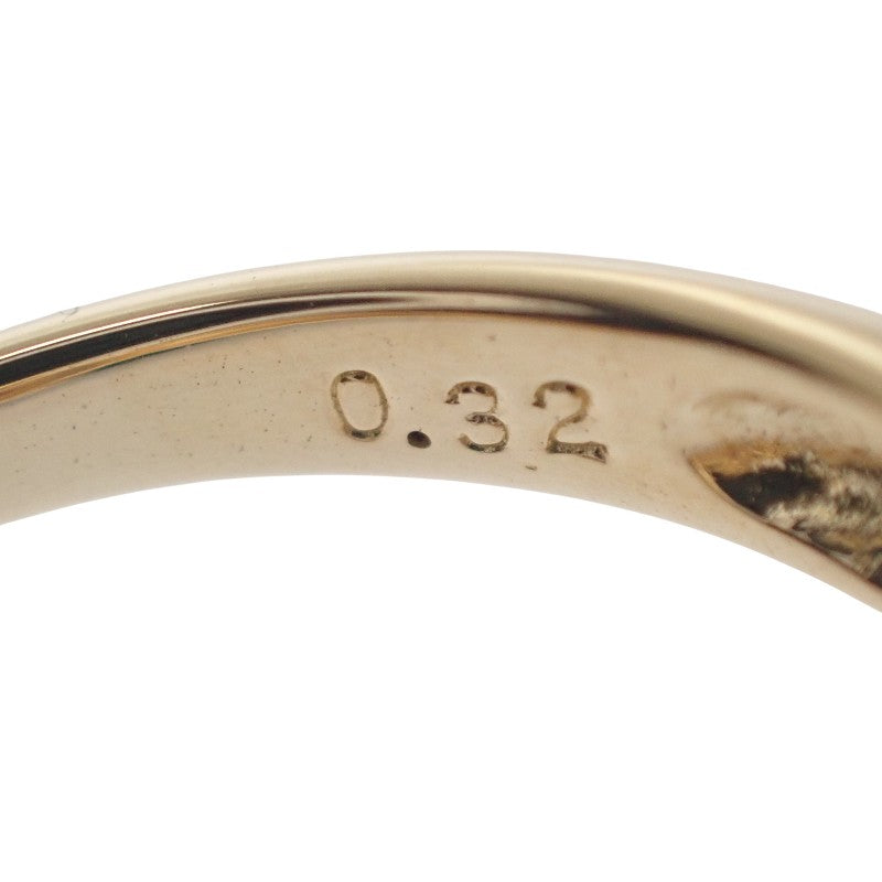 タサキ TASAKI フラワーモチーフ 小花 11号 リング K18イエローゴールド ルビー ゴールド ダイヤモンド レディース【中古】【Aランク】
