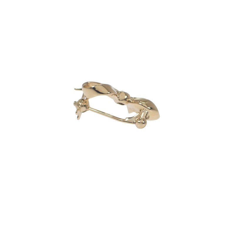 ミキモト MIKIMOTO リボン ブローチ K18イエローゴールド ゴールド ダイヤモンド レディース【中古】【Aランク】
