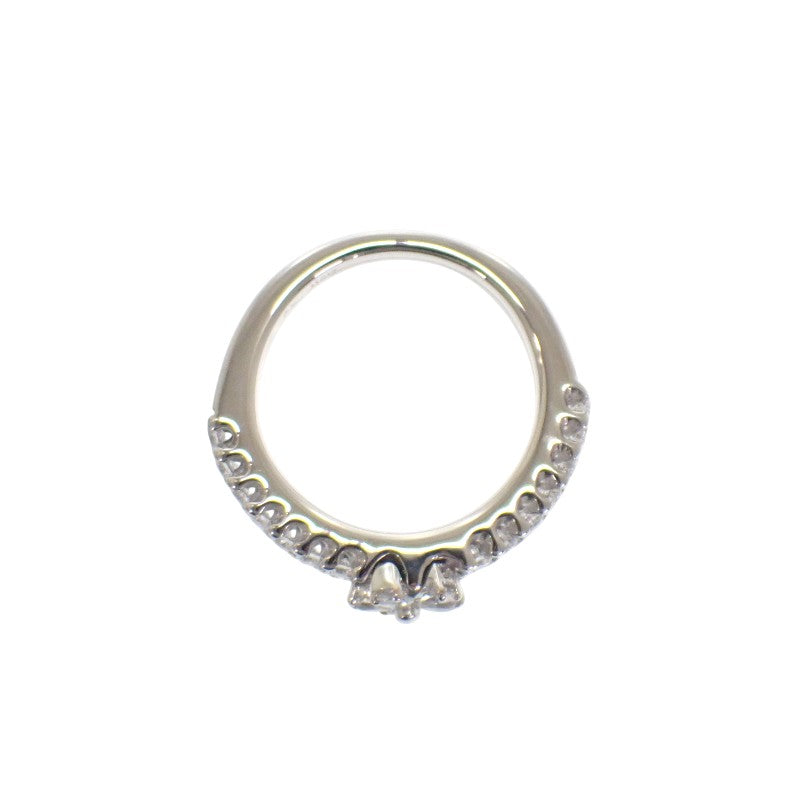 ポンテヴェキオ Ponte Vecchio フラワー 9号 リング K18ホワイトゴールド ダイヤモンド レディース【中古】【Aランク】