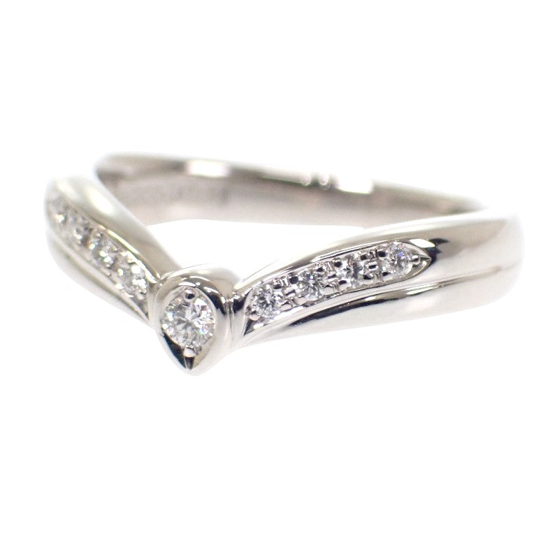 ポーラ POLA ダイヤモンド V字 13号 リング Pt900プラチナ ダイヤモンド レディース【中古】【Aランク】