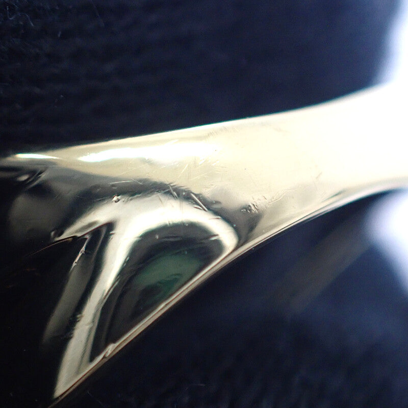 クロス デザインジュエリー 8号 リング K18イエローゴールド ダイヤモンド レディース【中古】【Aランク】