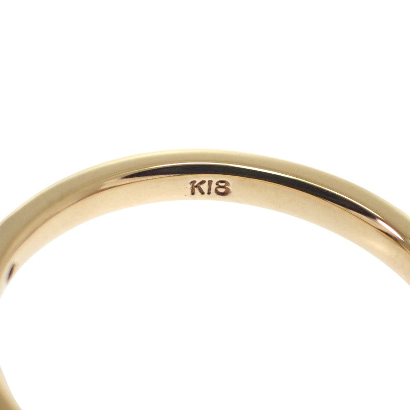 デザインジュエリー スクエア 12号 リング K18イエローゴールド ダイヤモンド レディース【中古】【Aランク】