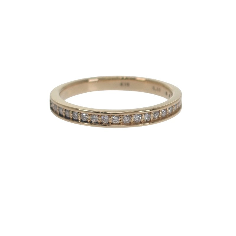 Vandome Half Eternity Ring, Size 7, K18 Yellow Gold, Gold Diamond, Ladies'