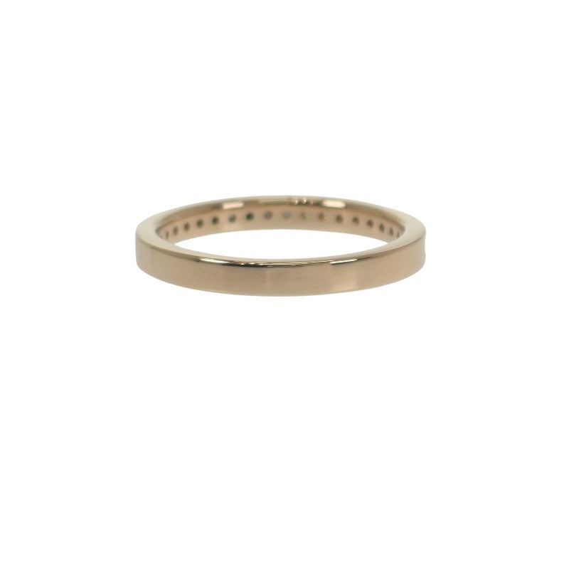Vandome Half Eternity Ring, Size 7, K18 Yellow Gold, Gold Diamond, Ladies'