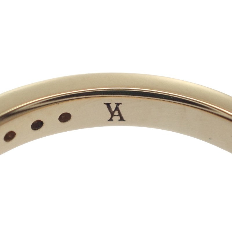 Vandome Half Eternity Ring, Size 7, K18 Yellow Gold, Gold Diamond, Ladies'