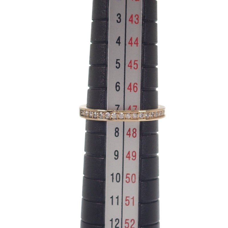 Vandome Half Eternity Ring, Size 7, K18 Yellow Gold, Gold Diamond, Ladies'