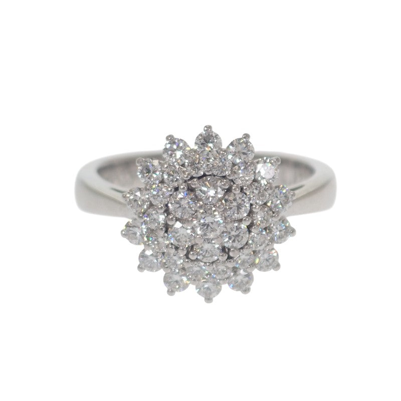 レオピッツォ ダイヤモンドリング 12号 25681B リング K18ホワイトゴールド ダイヤモンド レディース【中古】【Aランク】