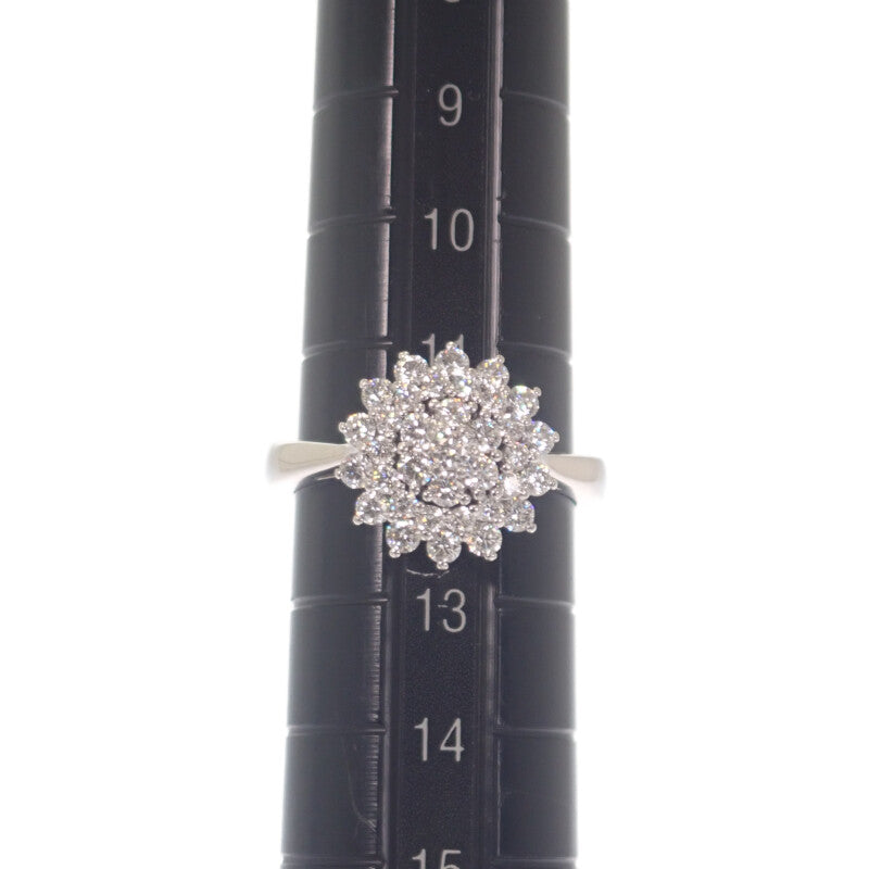 レオピッツォ ダイヤモンドリング 12号 25681B リング K18ホワイトゴールド ダイヤモンド レディース【中古】【Aランク】