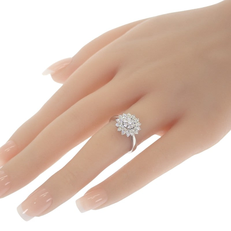 レオピッツォ ダイヤモンドリング 12号 25681B リング K18ホワイトゴールド ダイヤモンド レディース【中古】【Aランク】