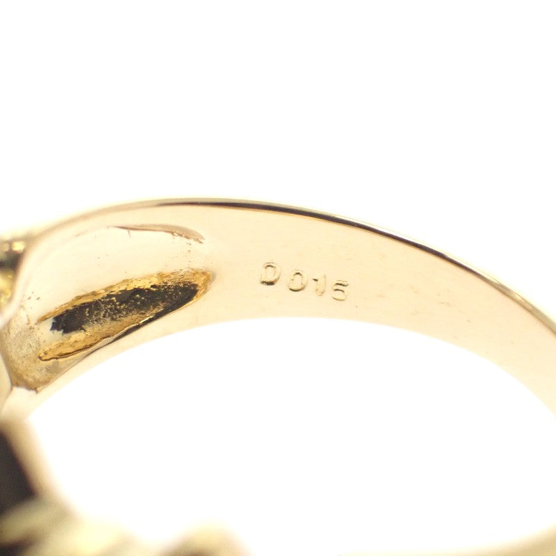 デザインジュエリー スリースター 11号 リング K18イエローゴールド ダイヤモンド レディース【中古】【Aランク】