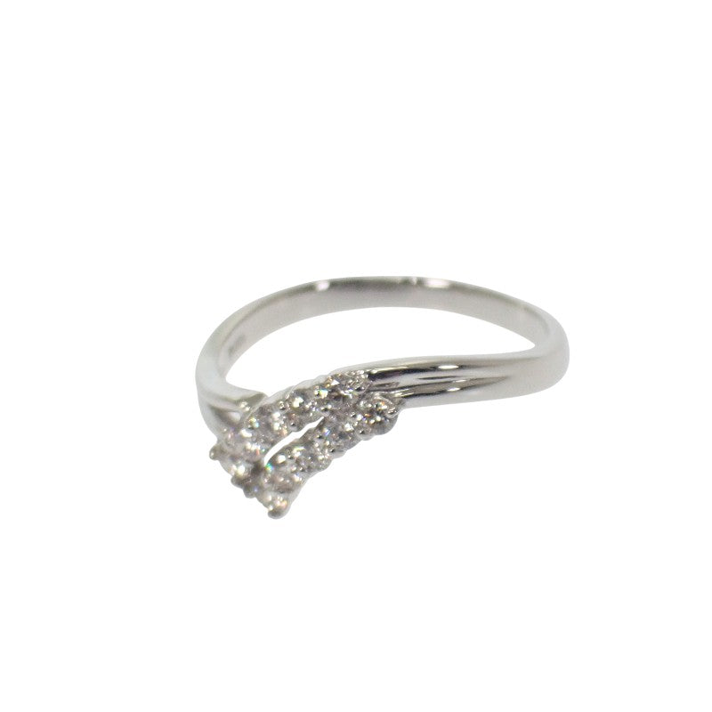 Designer Jewelry 11 Ring Pt900 Platinum Diamond Ladies