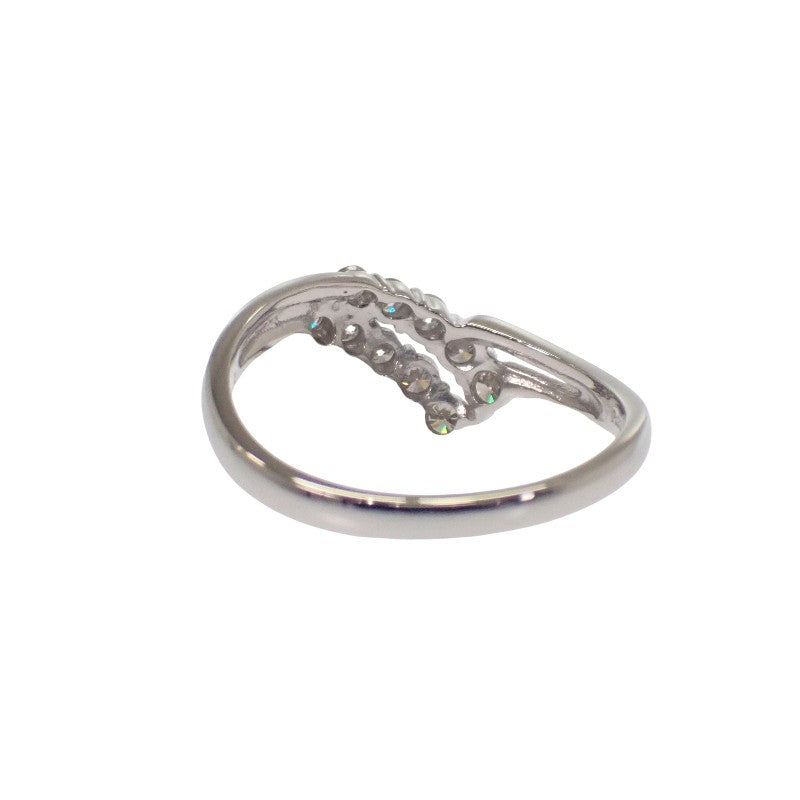 Designer Jewelry 11 Ring Pt900 Platinum Diamond Ladies
