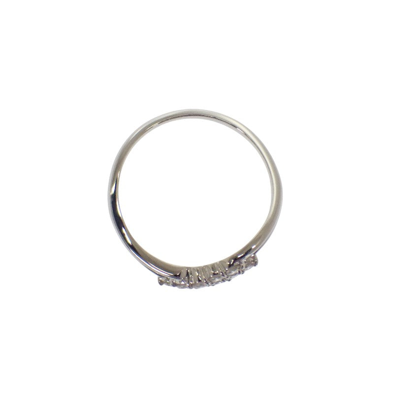 デザインジュエリー 11号 リング Pt900プラチナ ダイヤモンド レディース【中古】【Aランク】