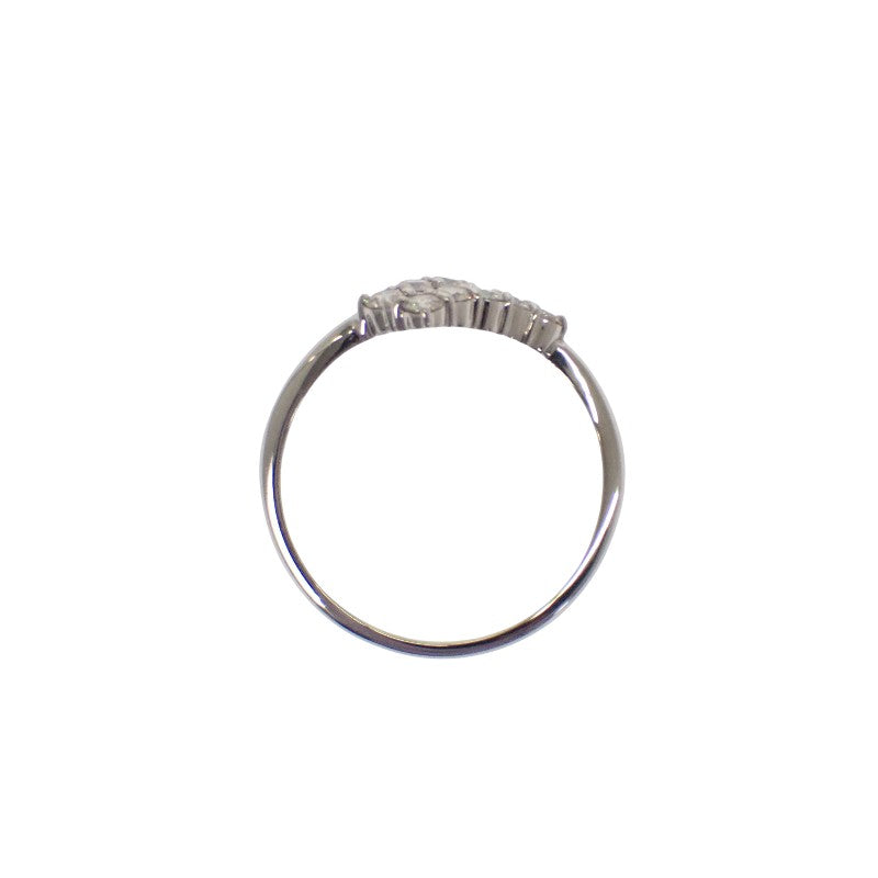 デザインジュエリー 11号 リング Pt900プラチナ ダイヤモンド レディース【中古】【Aランク】