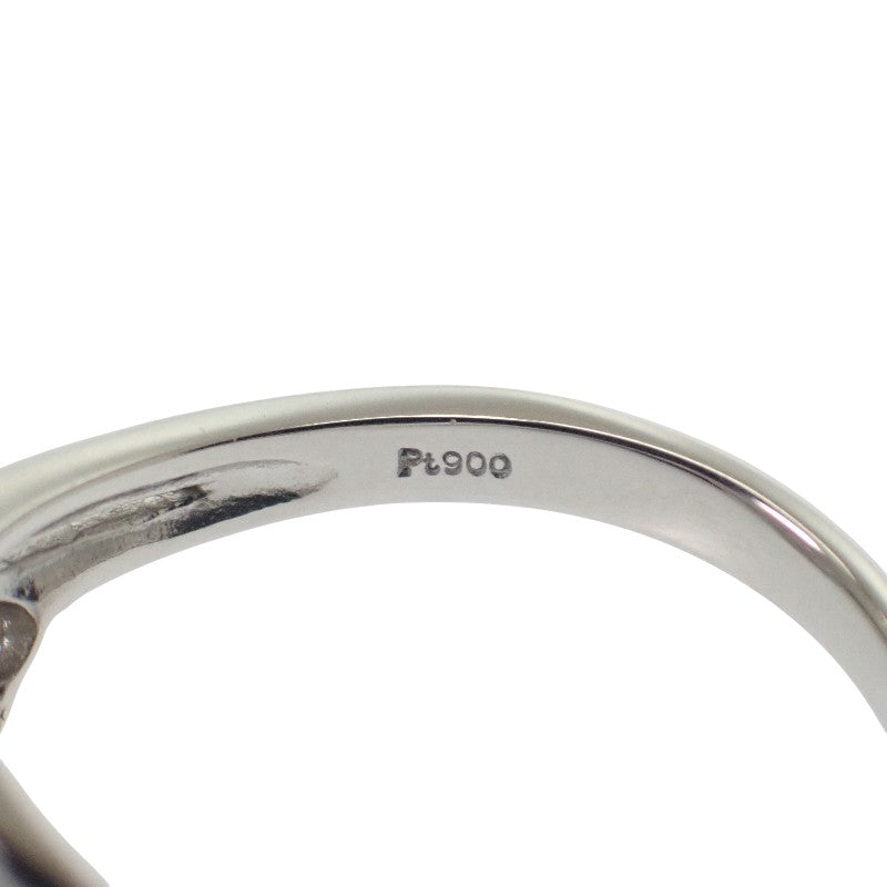 デザインジュエリー 11号 リング Pt900プラチナ ダイヤモンド レディース【中古】【Aランク】