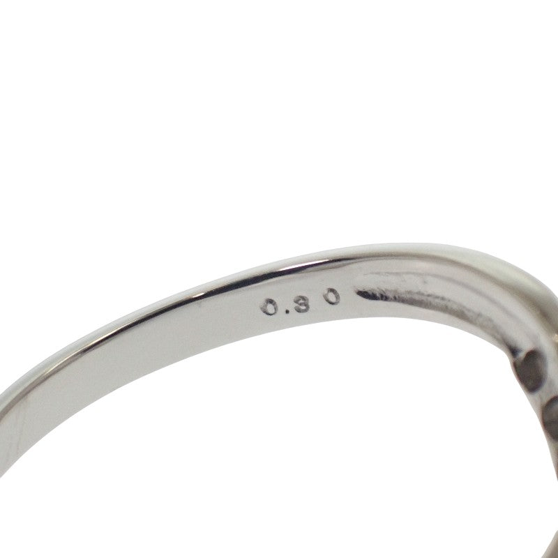 デザインジュエリー 11号 リング Pt900プラチナ ダイヤモンド レディース【中古】【Aランク】