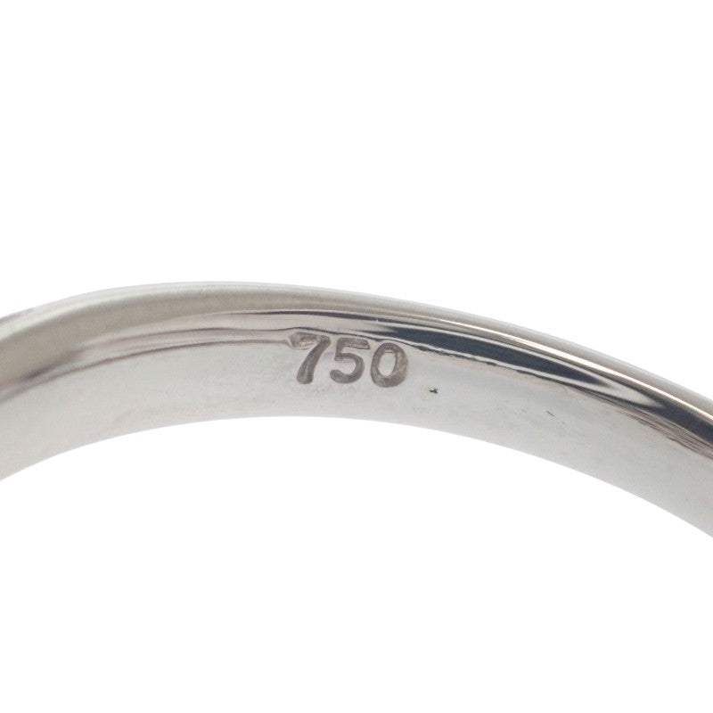 デザインジュエリー ハートパヴェ 13号 リング K18ホワイトゴールド ダイヤモンド レディース【中古】【Aランク】