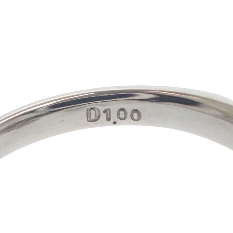 デザインジュエリー ハートパヴェ 13号 リング K18ホワイトゴールド ダイヤモンド レディース【中古】【Aランク】