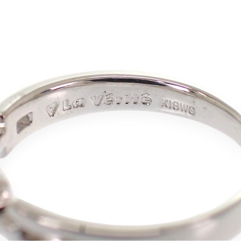 Design Jewelry La Verite Size 11 Ring K18 White Gold Diamond Ladies